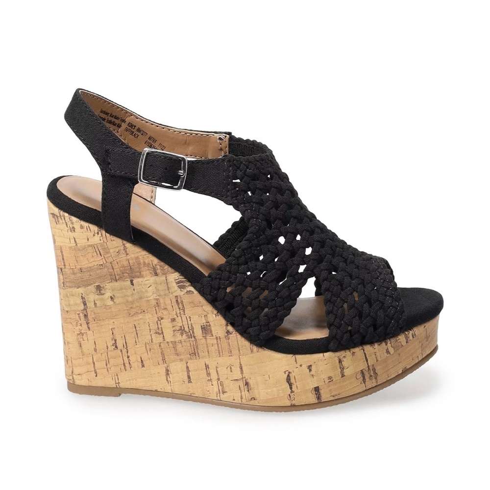 Sonoma Women Black Wedge